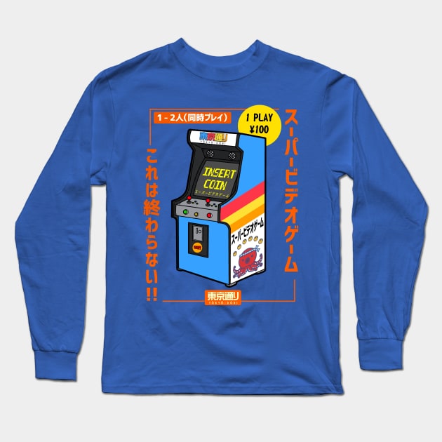 Arcade Long Sleeve T-Shirt by tokyodori